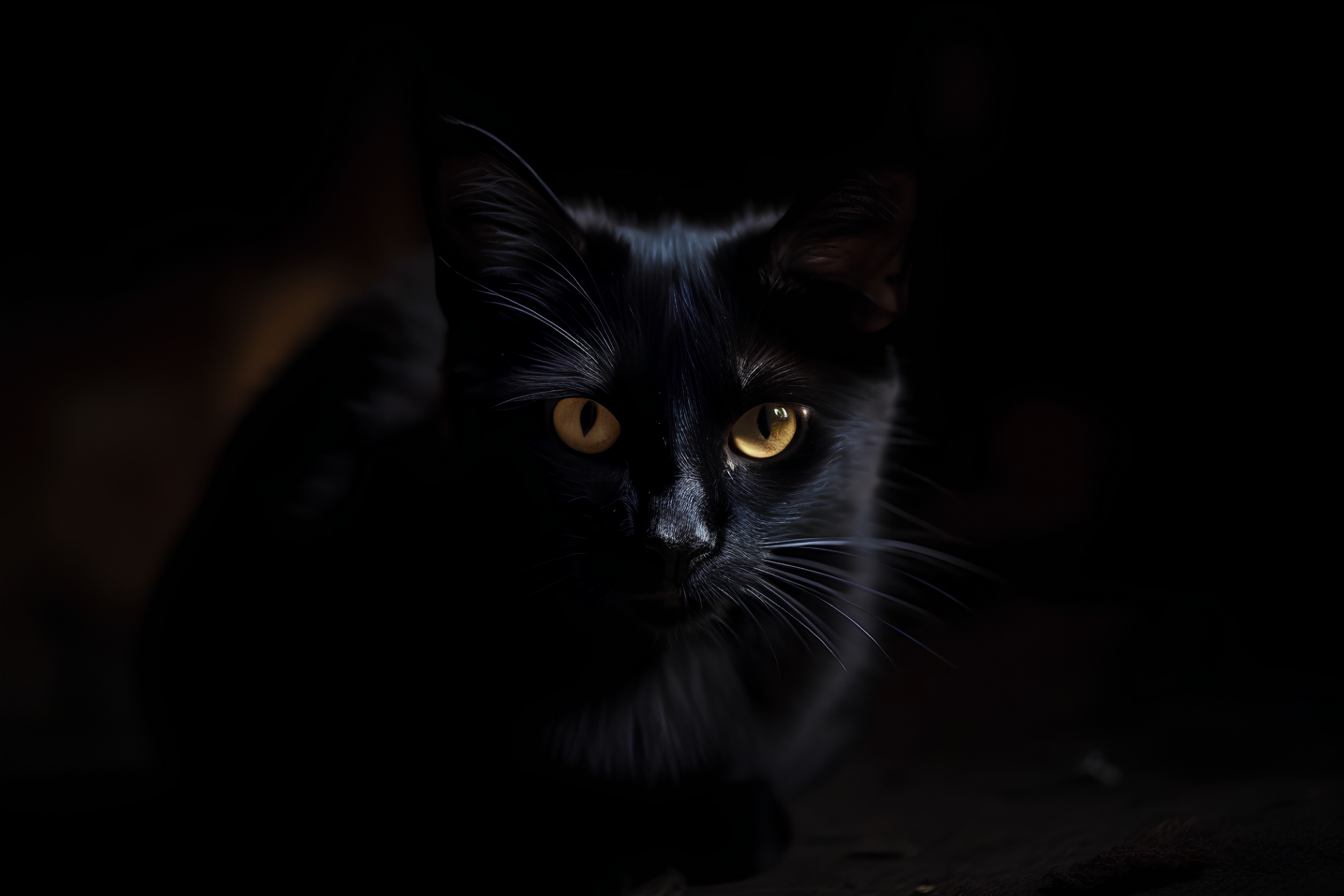 peau blanche sur les yeux de mon chat